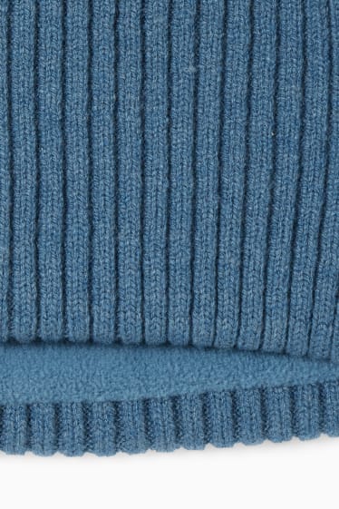 Nen - Bufanda circular - blau fosc