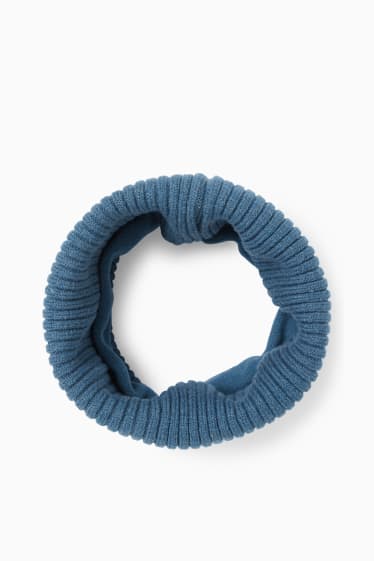 Nen - Bufanda circular - blau fosc