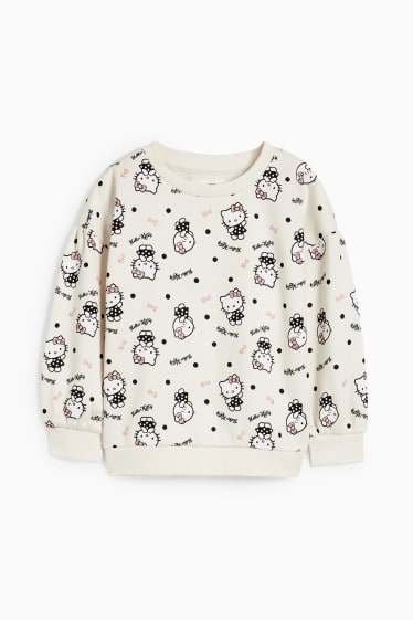 Enfants - Hello Kitty - sweat-shirt - blanc crème