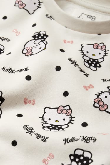 Kinder Mädchen - Hello Kitty - Sweatshirt - cremeweiß