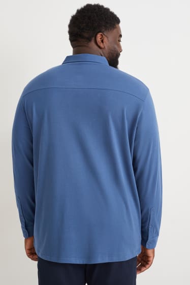 Men - Polo shirt - dark blue