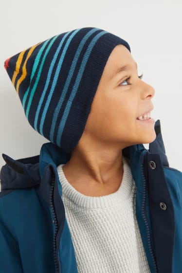 Kinder Jungen - Multipack 2er - Mütze - dunkelblau