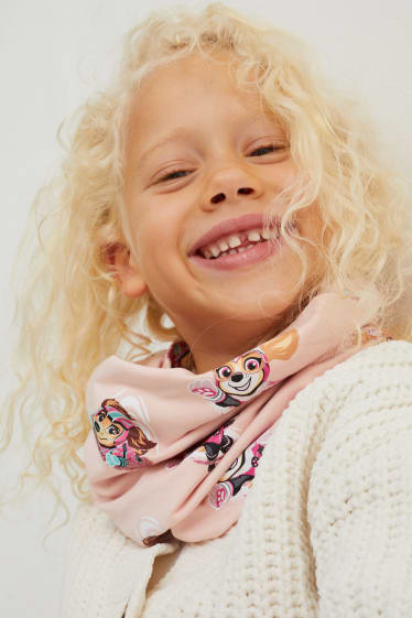 Kinderen: meisjes - Paw Patrol - colsjaal - roze