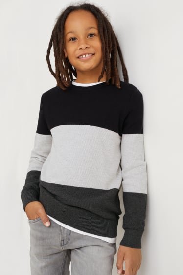 Enfants garçons - Pullover - noir