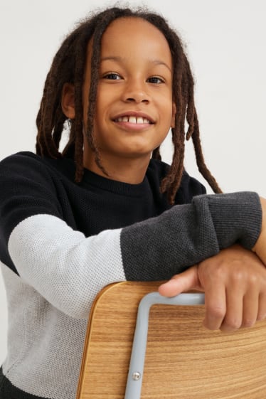Enfants garçons - Pullover - noir