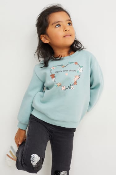 Kinder Mädchen - Multipack 2er - Sweatshirt - mintgrün