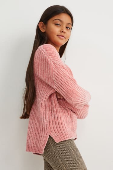 Kinder Mädchen - Pullover - rosa