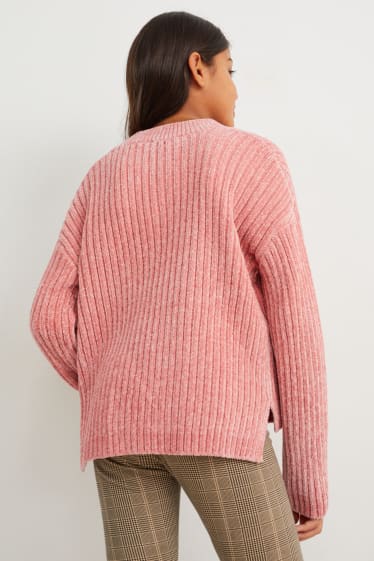 Kinder Mädchen - Pullover - rosa