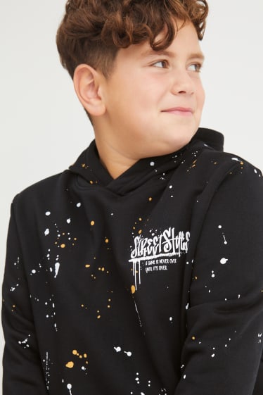 Kinder Buben - Extended Sizes - Multipack 2er - Hoodie - schwarz