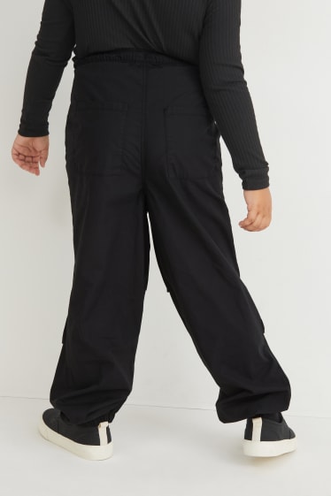 Kinderen: meisjes - Uitgebreide maten - broek - zwart