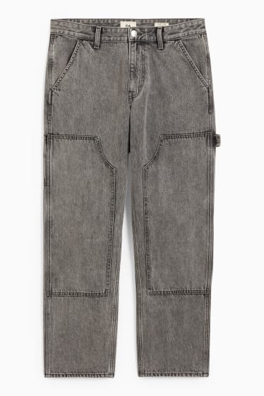 Heren - Relaxed jeans - jeansgrijs