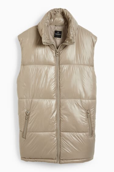 Ragazzi e giovani - CLOCKHOUSE - gilet lungo trapuntato - beige