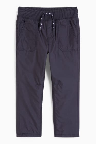 Enfants - Pantalon doublé - bleu foncé