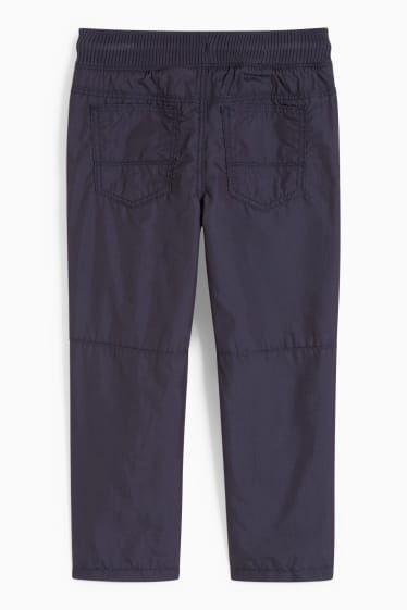 Enfants - Pantalon doublé - bleu foncé