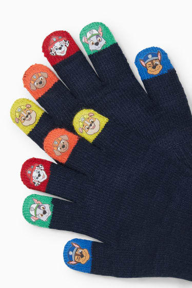 Children Boys - PAW Patrol - gloves - dark blue