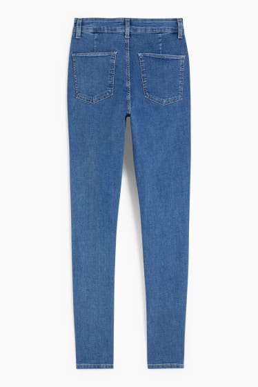Femei - Jegging jeans - talie înaltă - denim-albastru