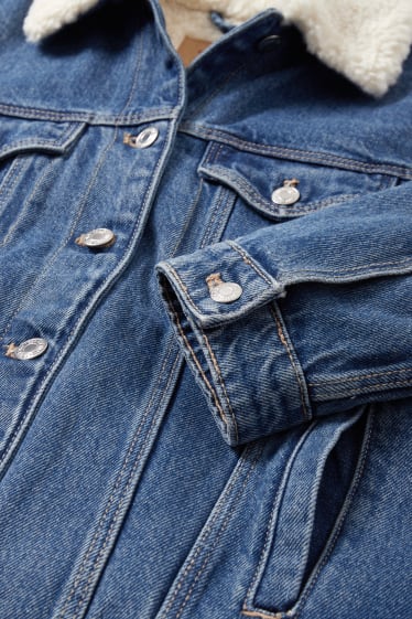 Dámské - Džínová bunda - džíny - modré
