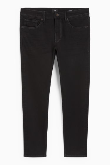 Herren - Slim Tapered Jeans - schwarz