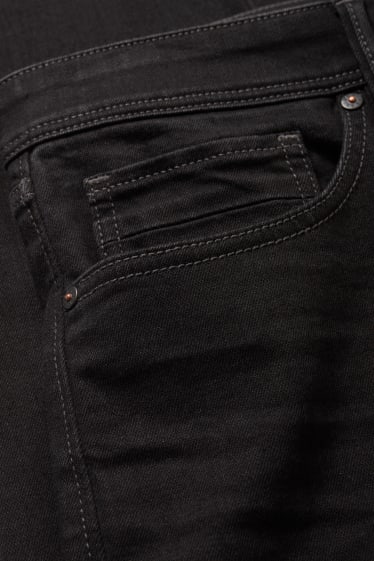 Heren - Slim tapered jeans - zwart