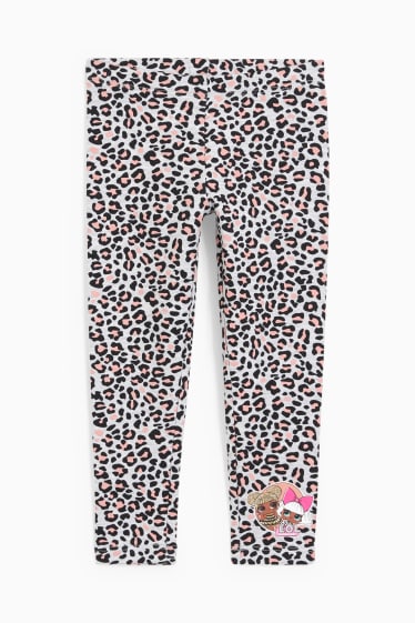 Enfants filles - L.O.L. Surprise - leggings doublés - gris