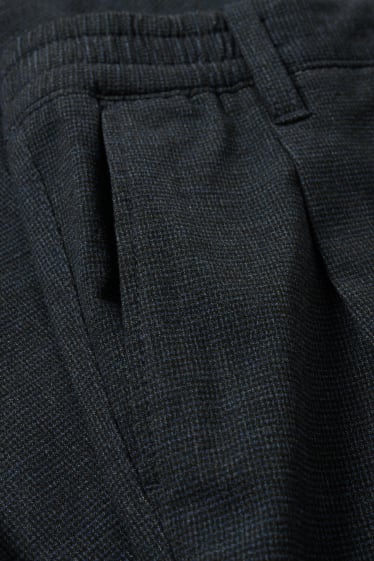 Uomo - Pantaloni chino - tapered fit - blu scuro