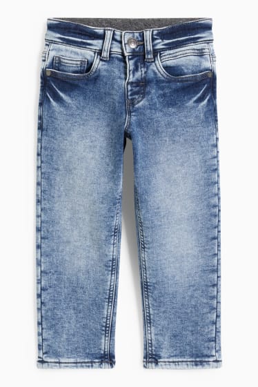 Kinderen - Relaxed jeans - thermojeans - jeansblauw