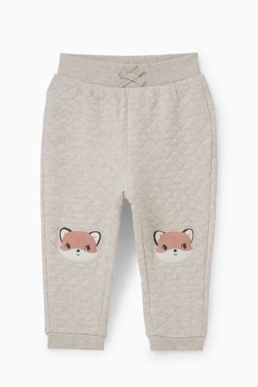 Bébés - Pantalon de jogging bébé - beige clair