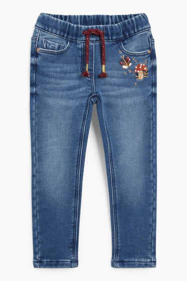 Kinder - Skinny Jeans - Thermojeans - jeansblau