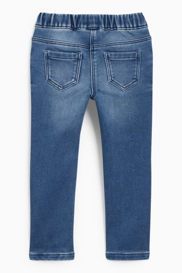 Kinderen - Skinny jeans - thermojeans - jeansblauw