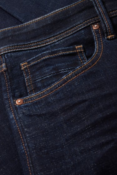 Mężczyźni - Slim tapered jeans - dżins-ciemnoniebieski