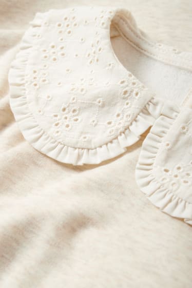 Kinderen: meisjes - Sweatshirt - licht beige