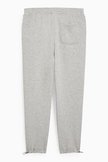 Hommes - Pantalon de jogging - gris clair chiné