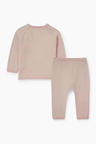 Bébés filles - Ensemble bébé - 2 pièces - rose
