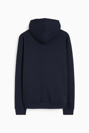 Herren - Sweatjacke mit Kapuze - dunkelblau