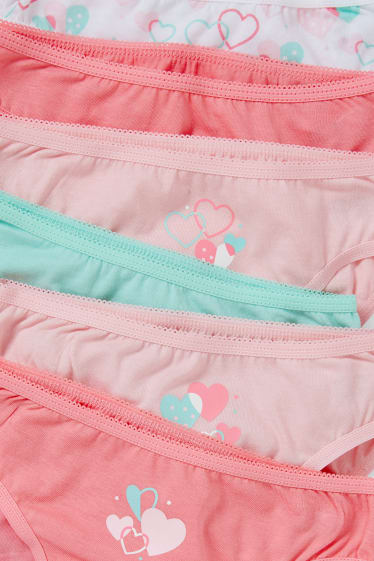 Bambini - Confezione da 10 - slip - rosa