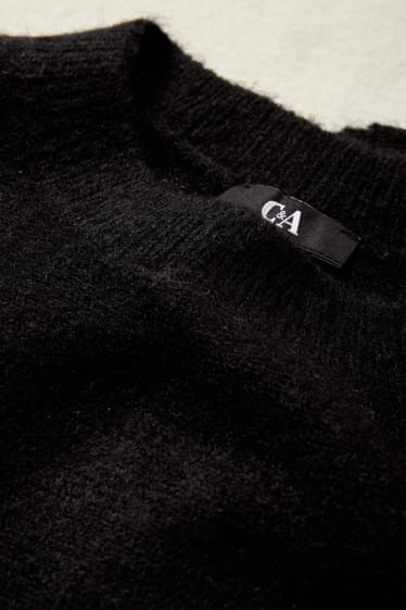 Damen - Pullover - schwarz / weiß