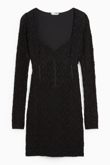 Femmes - CLOCKHOUSE - robe moulante - noir