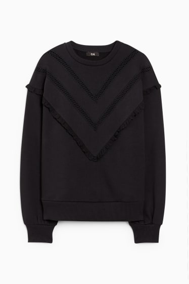 Damen - Sweatshirt - schwarz