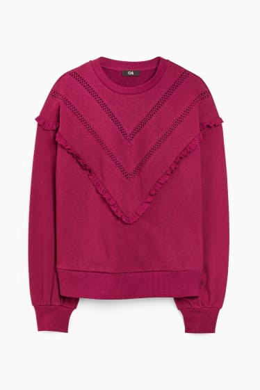 Dames - Sweatshirt - paars