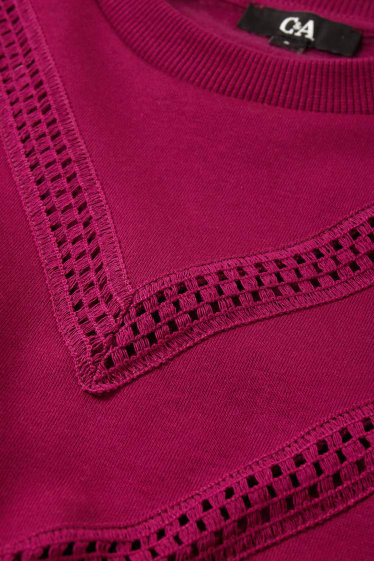 Dames - Sweatshirt - paars