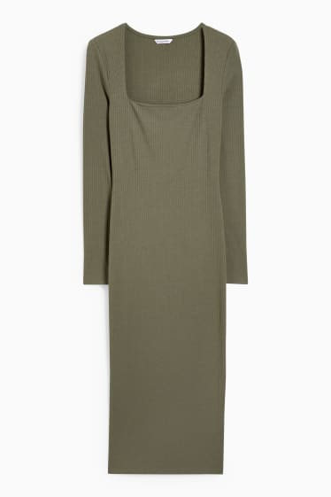 Damen - CLOCKHOUSE - Bodycon Kleid - dunkelgrün