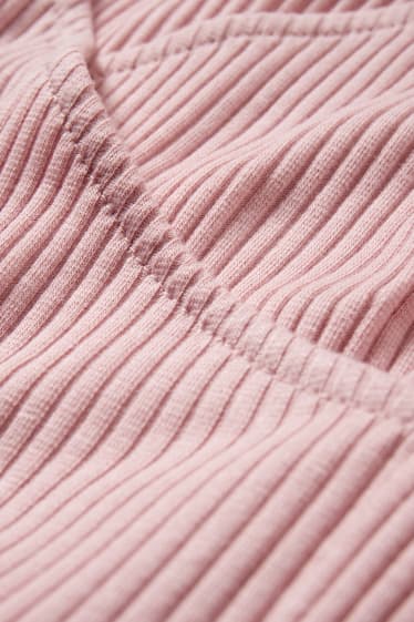 Dames - Voedingsshirt met lange mouwen - roze