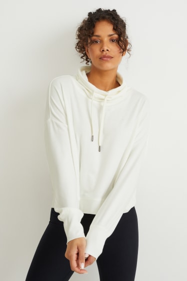 Femmes - Sweat de sport - blanc crème