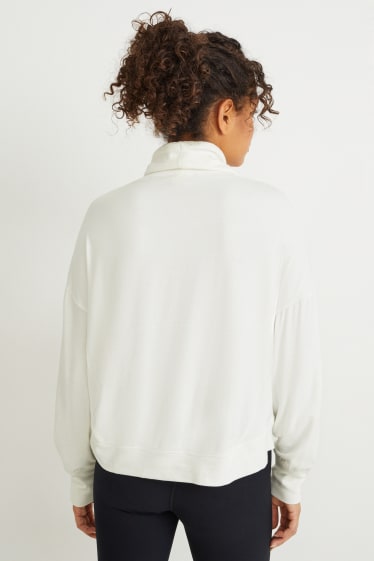 Femmes - Sweat de sport - blanc crème