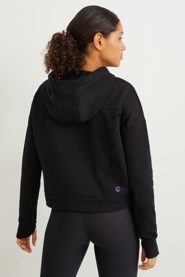 Femmes - Sweat à capuche de sport - noir