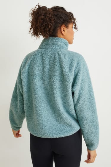 Femmes - Veste en peluche - turquoise clair