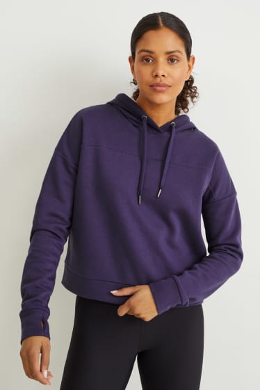 Femmes - Sweat à capuche de sport - violet