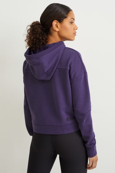 Femmes - Sweat à capuche de sport - violet