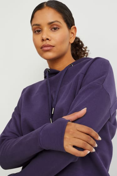 Femmes - Sweat à capuche de sport - violet