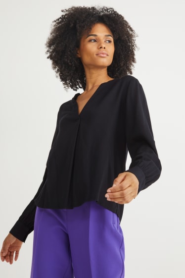 Damen - Bluse - schwarz